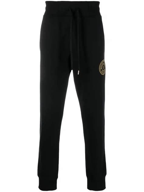 pantalone pelle uomo versace 50